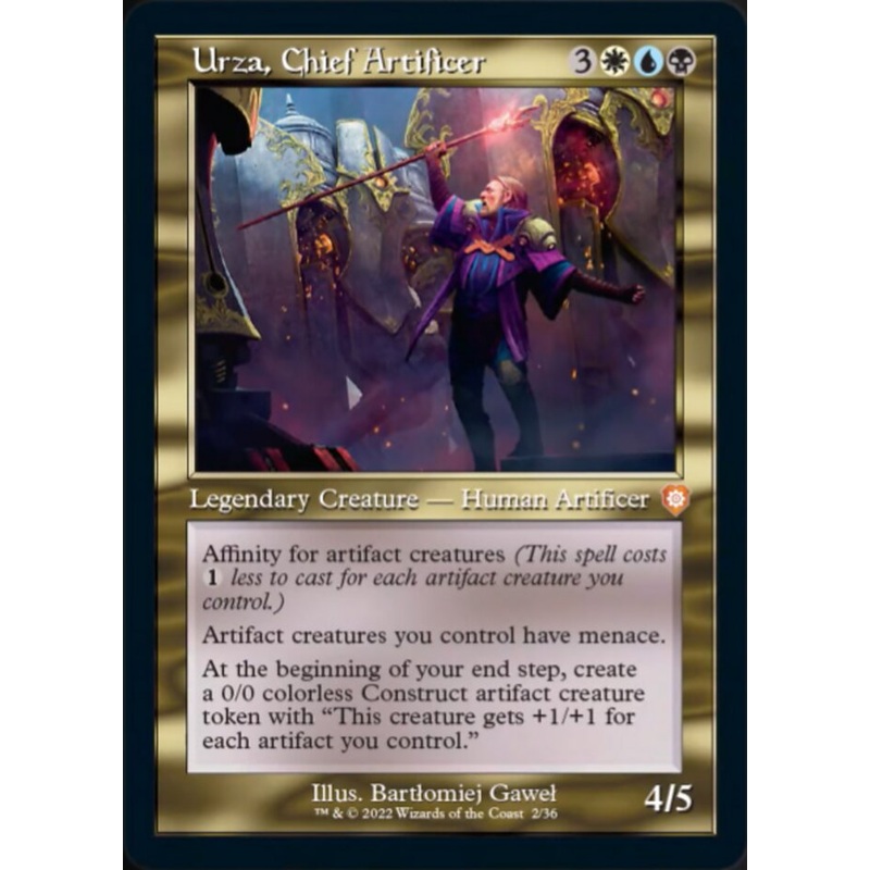 Urza, Chief Artificer (002) (Retro) [The Brothers' War Commander]