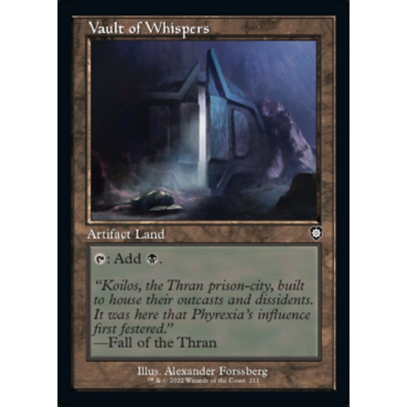 Vault of Whispers (Retro) [The Brothers' War Commander]
