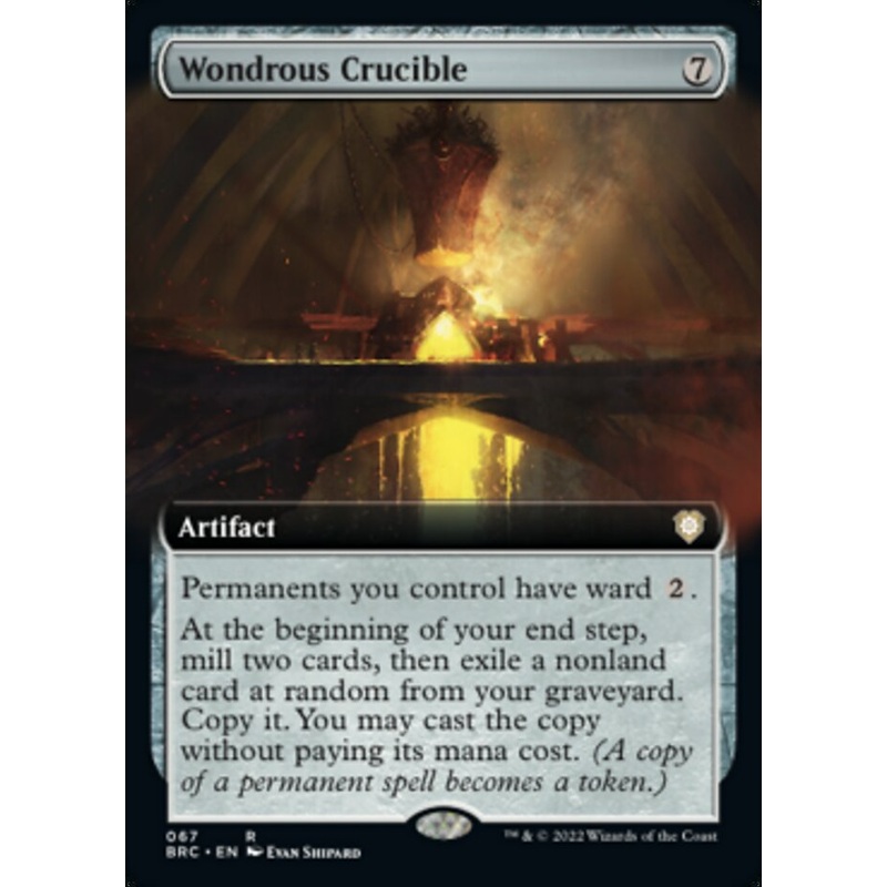 Wondrous Crucible (Extended Art) [The Brothers' War Commander]
