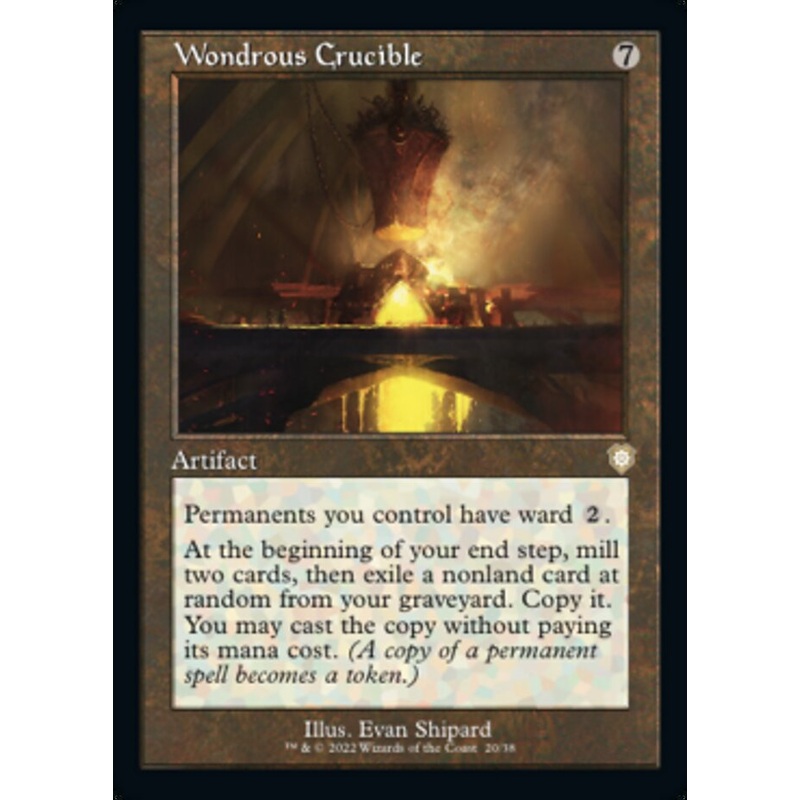 Wondrous Crucible (Retro) [The Brothers' War Commander]