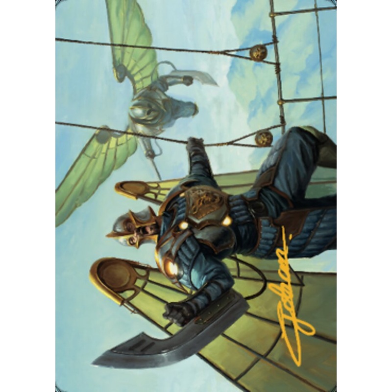 Air Marshal Art Card (Gold-Stamped Signature) [The Brothers' War Art Series]