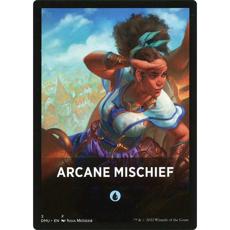 Arcane Mischief Theme Card [Dominaria United Tokens]