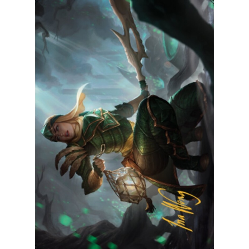 Argothian Opportunist Art Card (Gold-Stamped Signature) [The Brothers' War Art Series]
