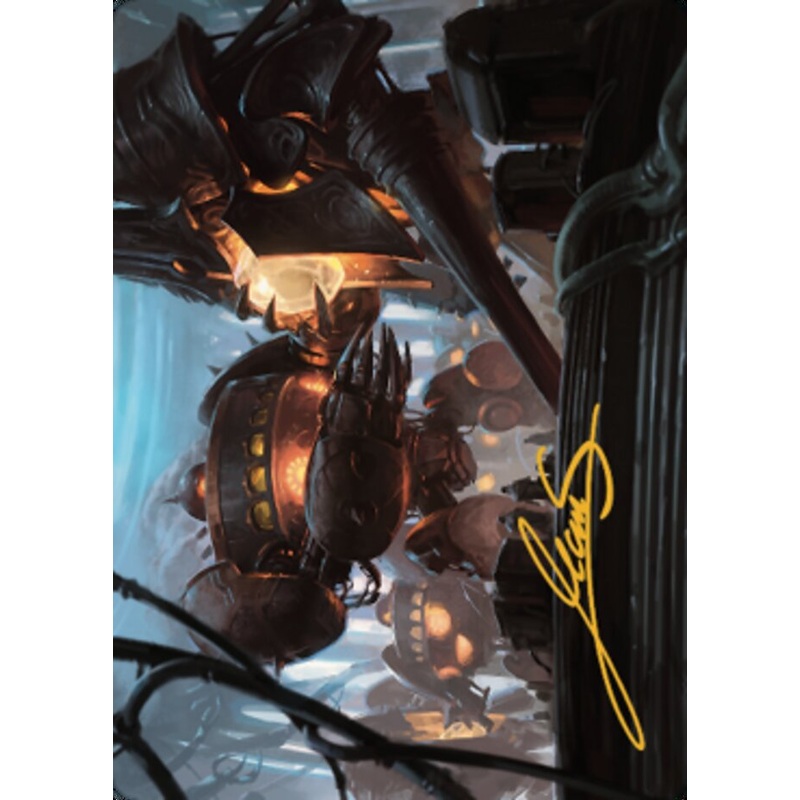 Autonomous Assembler Art Card (Gold-Stamped Signature) [The Brothers' War Art Series]