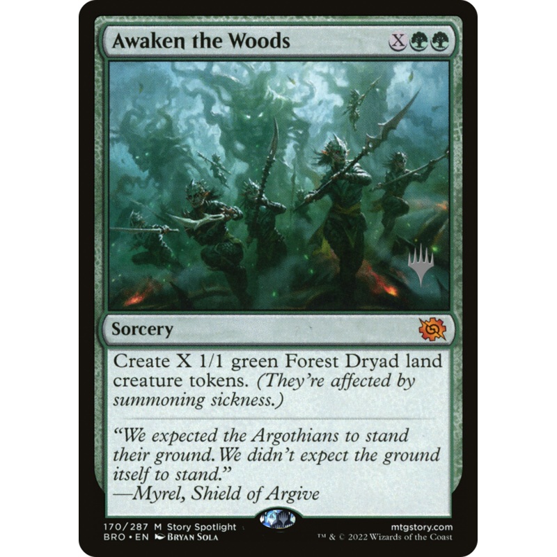 Awaken the Woods (Promo Pack) [The Brothers' War Promos]