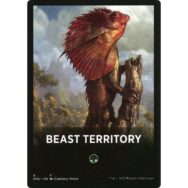 Beast Territory Theme Card [Dominaria United Tokens]