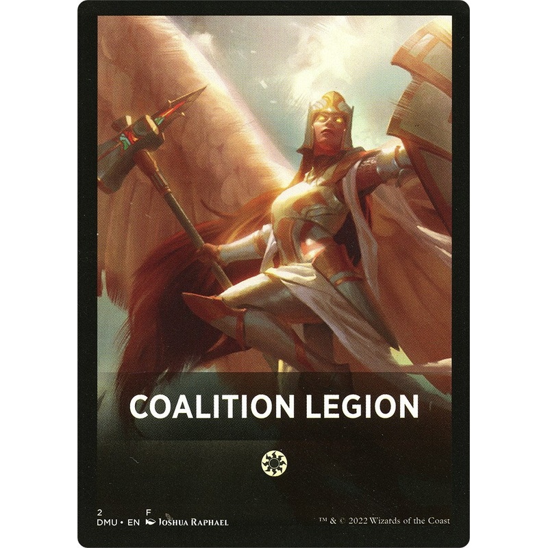 Coalition Legion Theme Card [Dominaria United Tokens]