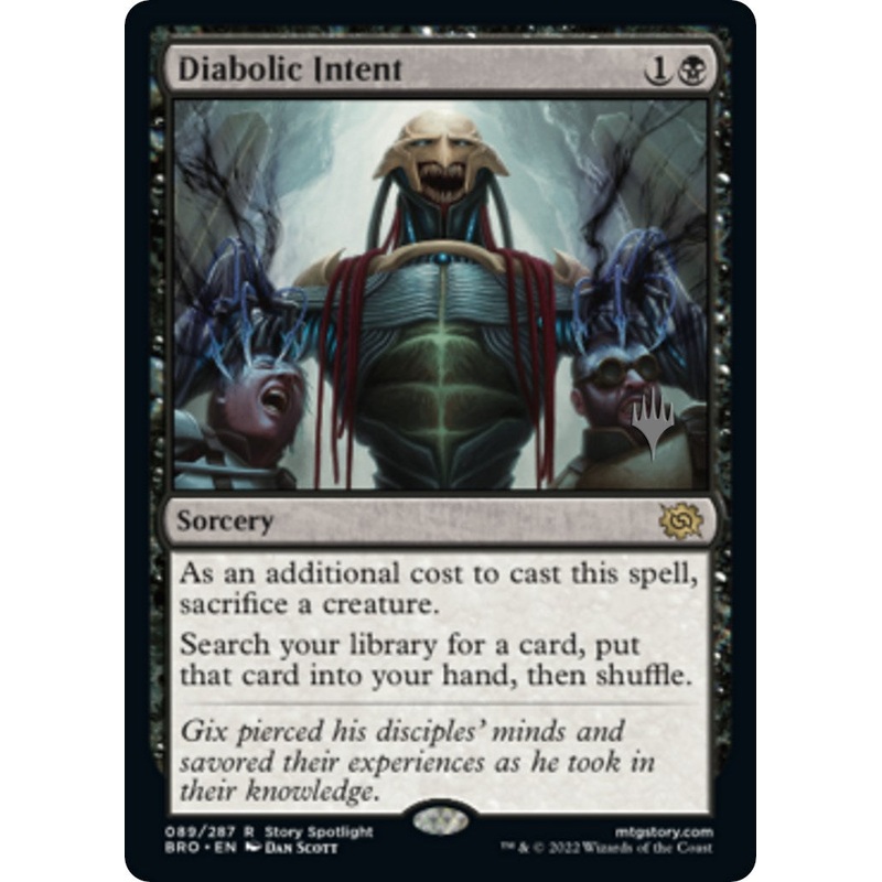 Diabolic Intent (Promo Pack) [The Brothers' War Promos]