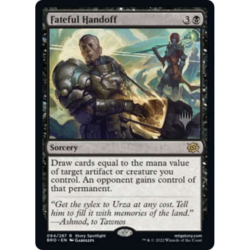 Fateful Handoff (Promo Pack) [The Brothers' War Promos]