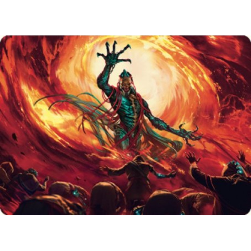 Gix, Yawgmoth Praetor Art Card [The Brothers' War Art Series]