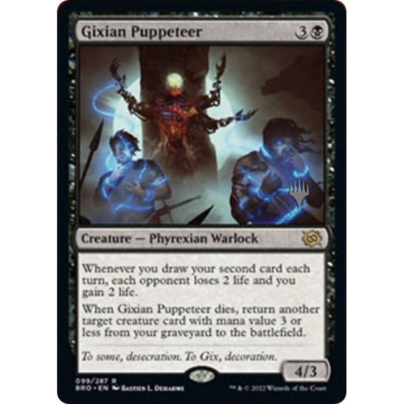 Gixian Puppeteer (Promo Pack) [The Brothers' War Promos]