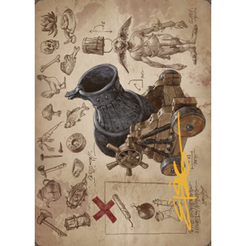 Goblin Charbelcher Art Card (Gold-Stamped Signature) [The Brothers' War Art Series]