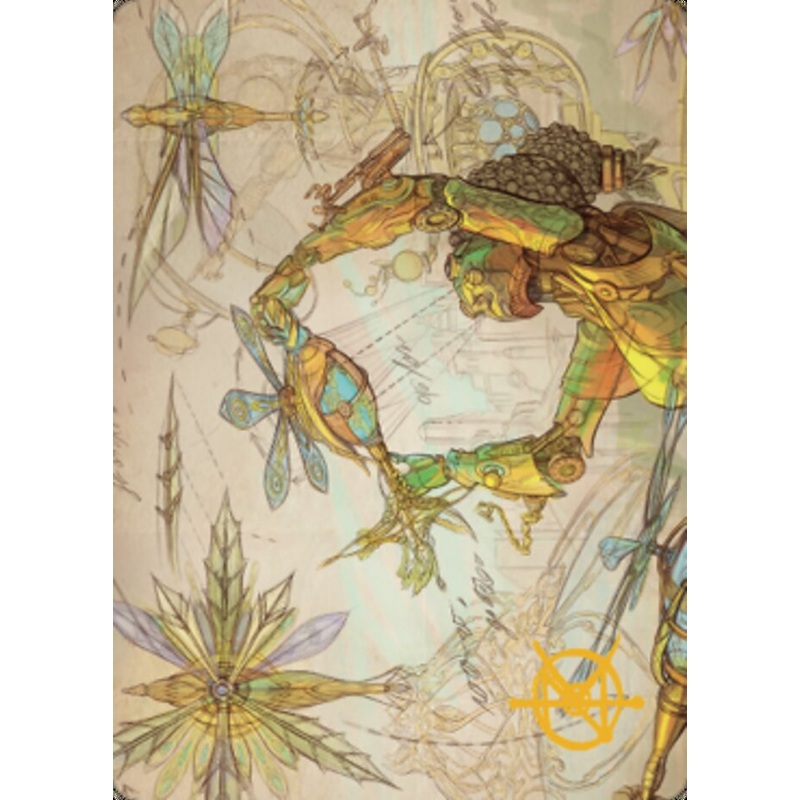 Inspiring Statuary Art Card (Gold-Stamped Signature) [The Brothers' War Art Series]