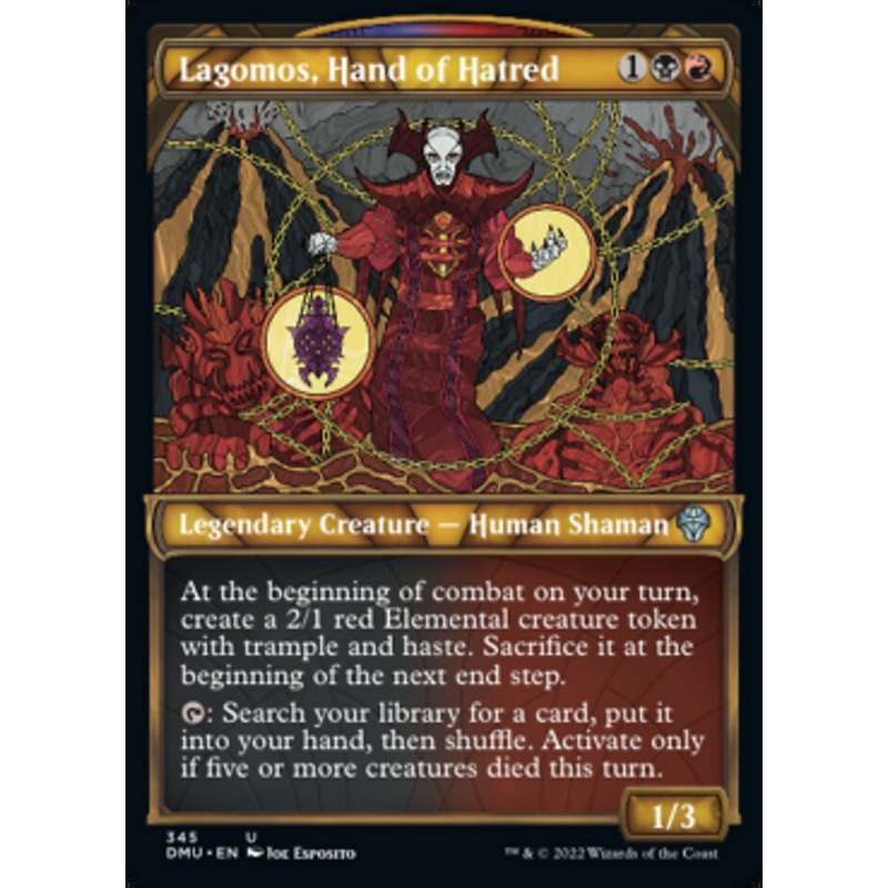 Lagomos, Hand of Hatred (Showcase Textured) [Dominaria United]