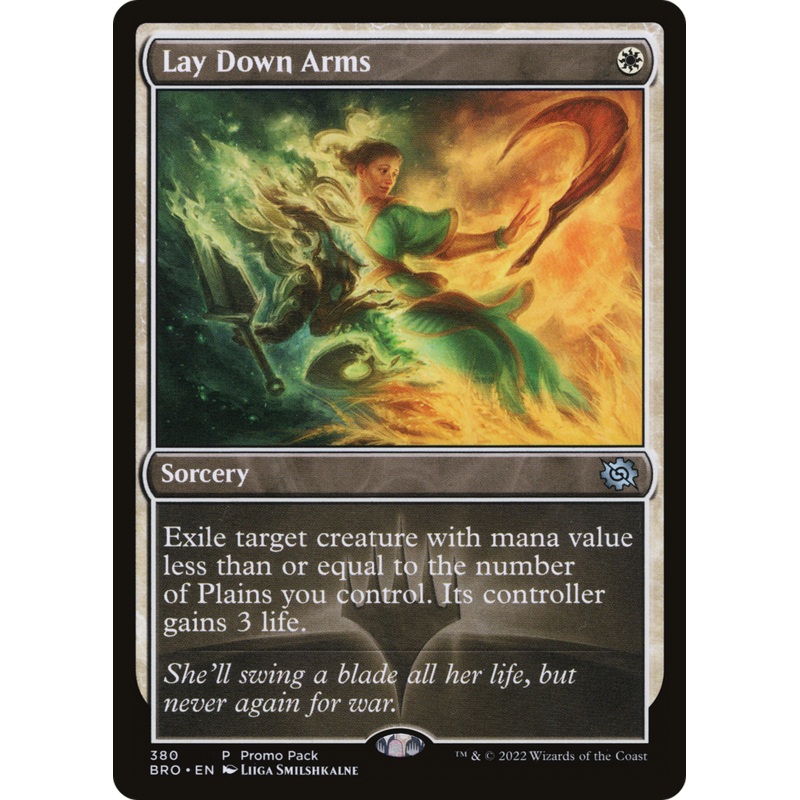 Lay Down Arms (Promo Pack) [The Brothers' War Promos]