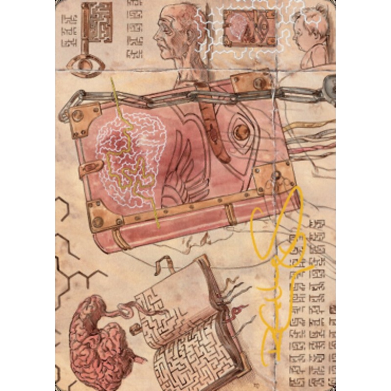 Mazemind Tome Art Card (Gold-Stamped Signature) [The Brothers' War Art Series]