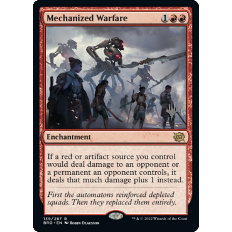 Mechanized Warfare (Promo Pack) [The Brothers' War Promos]