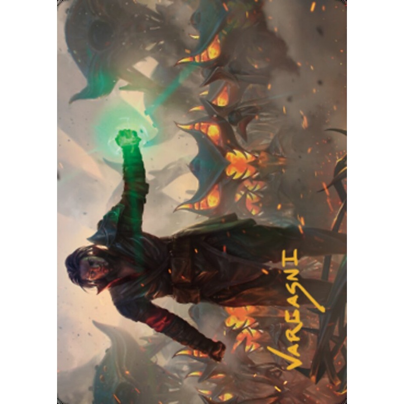 Mishra, Eminent One Art Card (Gold-Stamped Signature) [The Brothers' War Art Series]