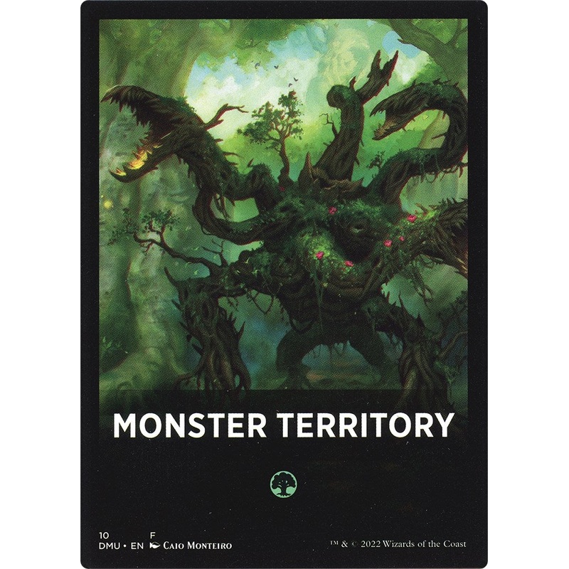 Monster Territory Theme Card [Dominaria United Tokens]