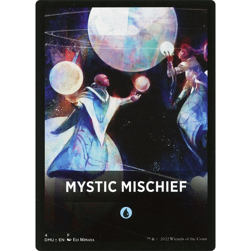 Mystic Mischief Theme Card [Dominaria United Tokens]