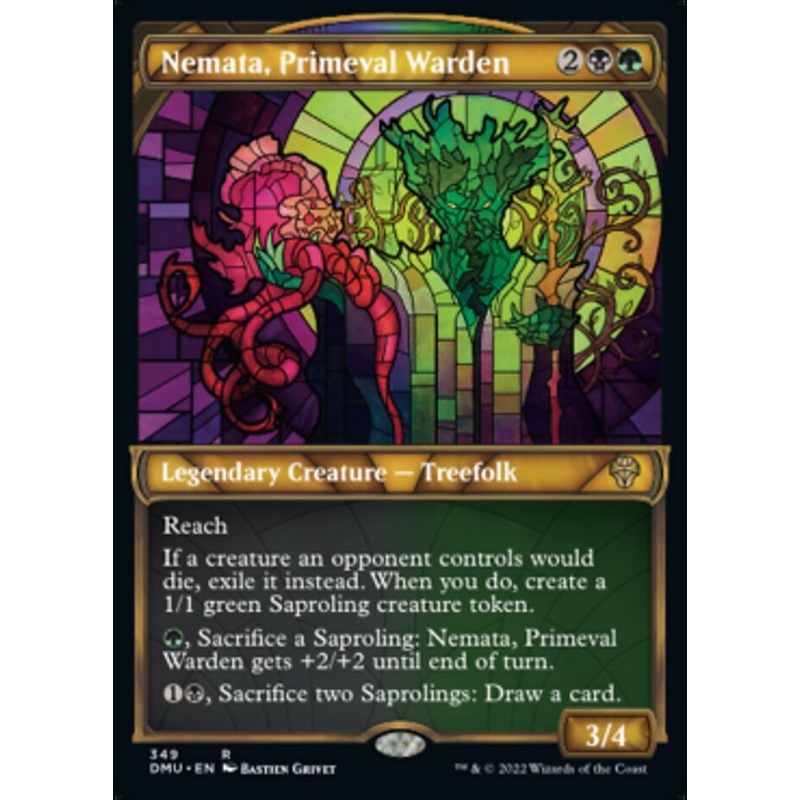 Nemata, Primeval Warden (Showcase Textured) [Dominaria United]