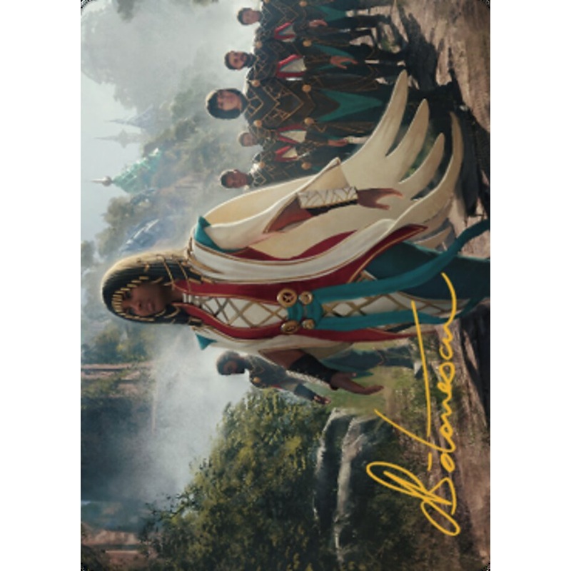 Queen Kayla bin-Kroog Art Card (Gold-Stamped Signature) [The Brothers' War Art Series]