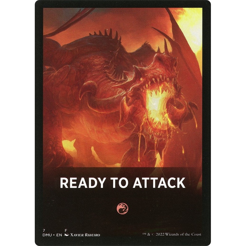 Ready to Attack Theme Card [Dominaria United Tokens]