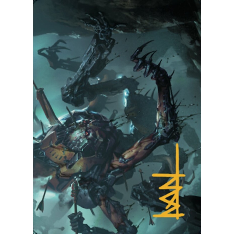 Scrapwork Rager Art Card (Gold-Stamped Signature) [The Brothers' War Art Series]