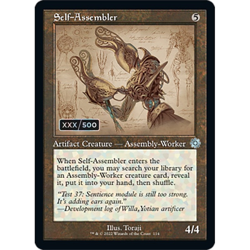 Self-Assembler (Retro Schematic) (Serialized) [The Brothers' War Retro Artifacts]