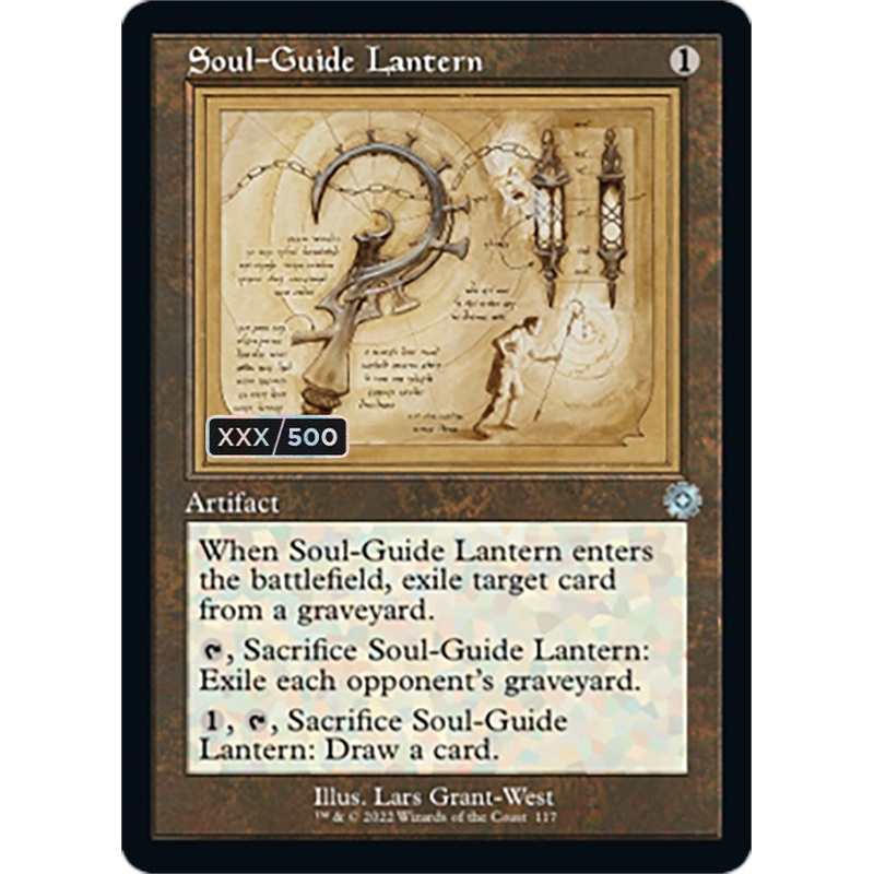Soul-Guide Lantern (Retro Schematic) (Serialized) [The Brothers' War Retro Artifacts]