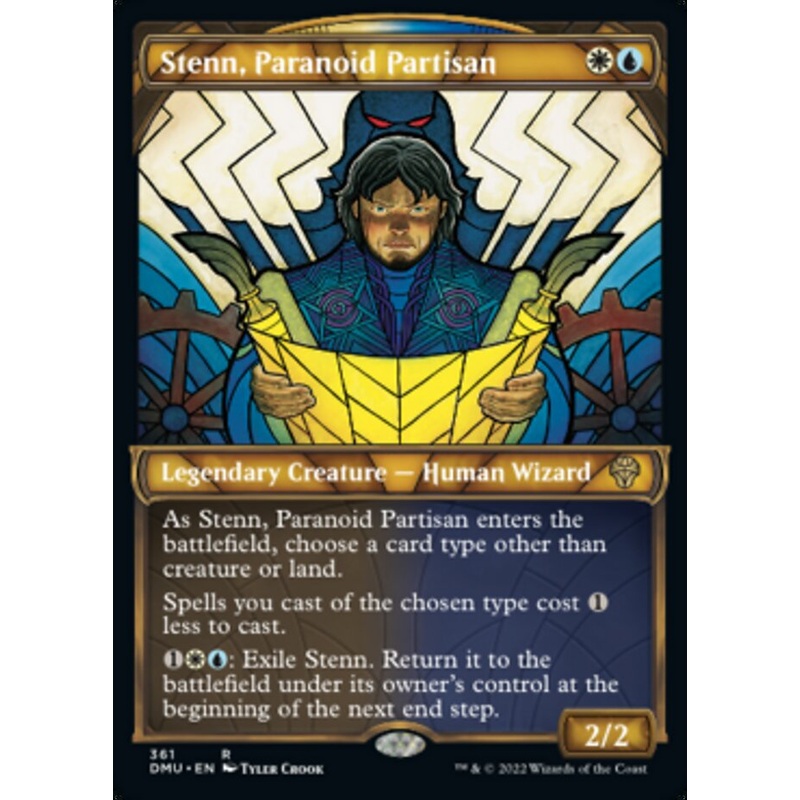 Stenn, Paranoid Partisan (Showcase Textured) [Dominaria United]