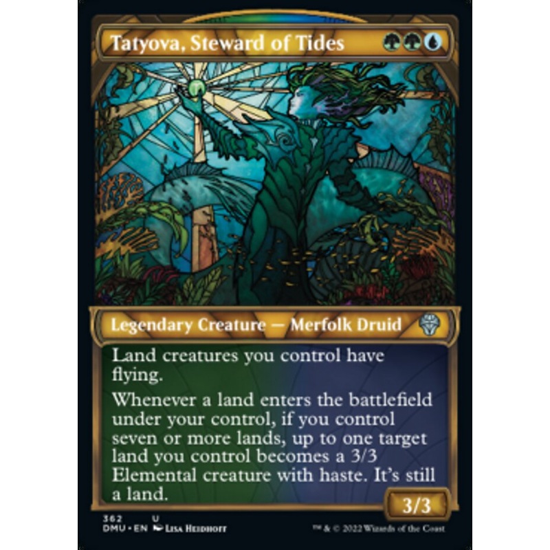 Tatyova, Steward of Tides (Showcase Textured) [Dominaria United]