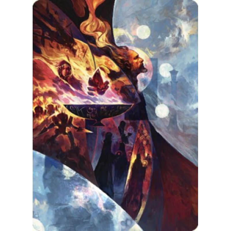 Urza's Command Art Card [The Brothers' War Art Series]