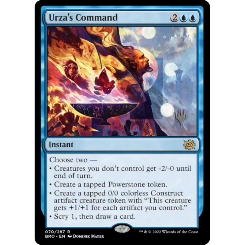 Urza's Command (Promo Pack) [The Brothers' War Promos]