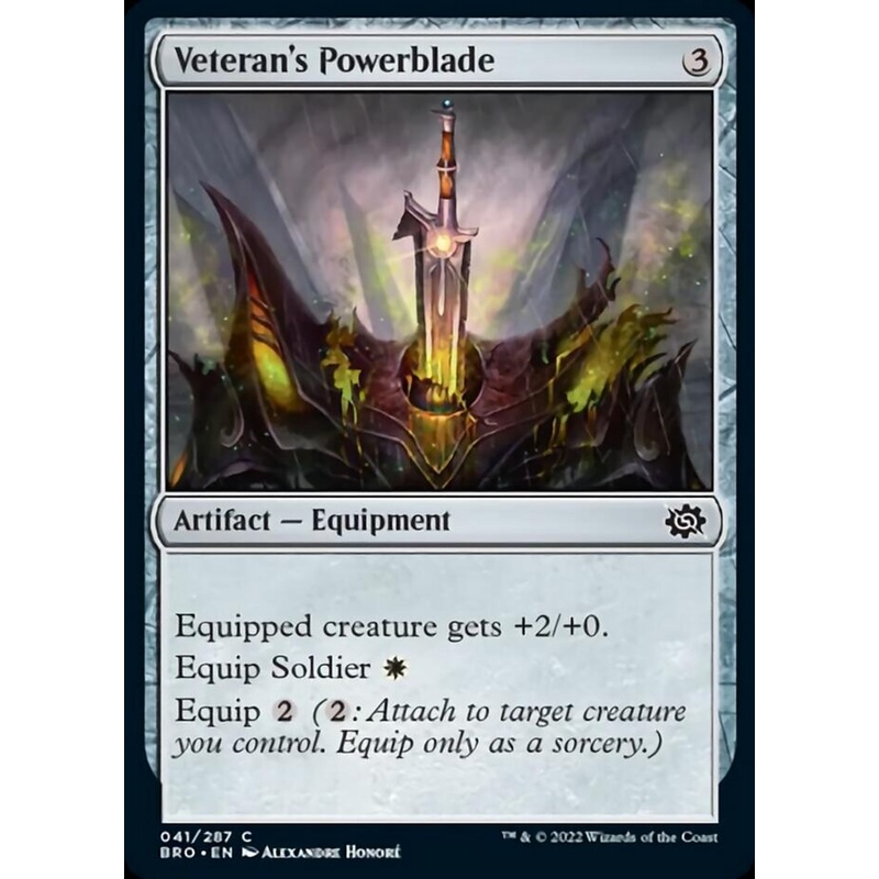 Veteran's Powerblade [The Brothers' War]