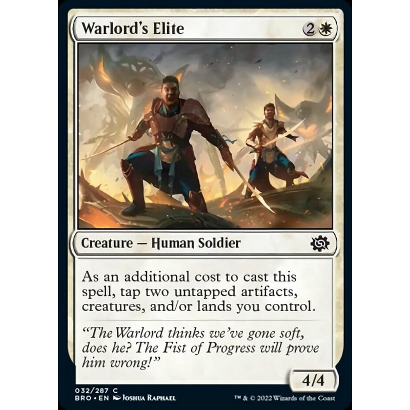 Warlord's Elite [The Brothers' War]