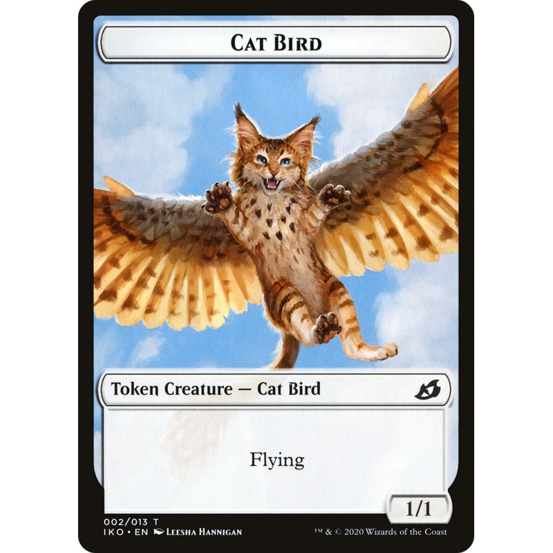 Cat Bird // Faerie Double-Sided Token [Starter Commander Decks]