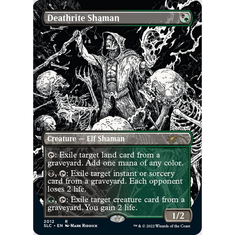 Deathrite Shaman (Borderless) [Secret Lair 30th Anniversary Countdown Kit]