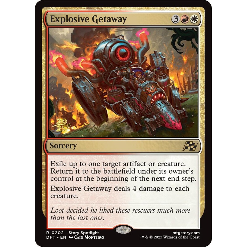 Explosive Getaway [Aetherdrift Prerelease Promos]