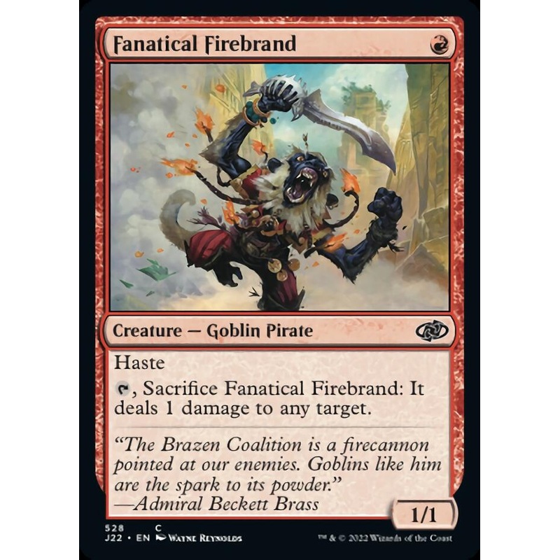 Fanatical Firebrand [Jumpstart 2022]