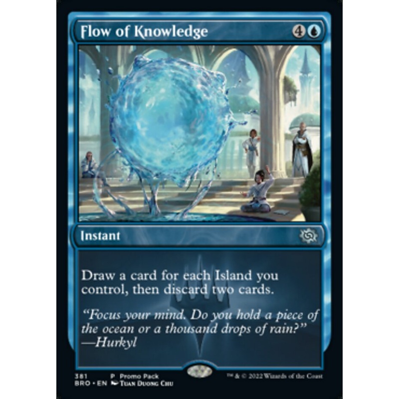 Flow of Knowledge (Promo Pack) [The Brothers' War Promos]