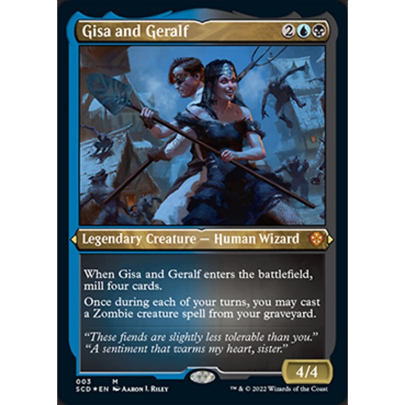 Gisa and Geralf (Foil Etched) [Starter Commander Decks]
