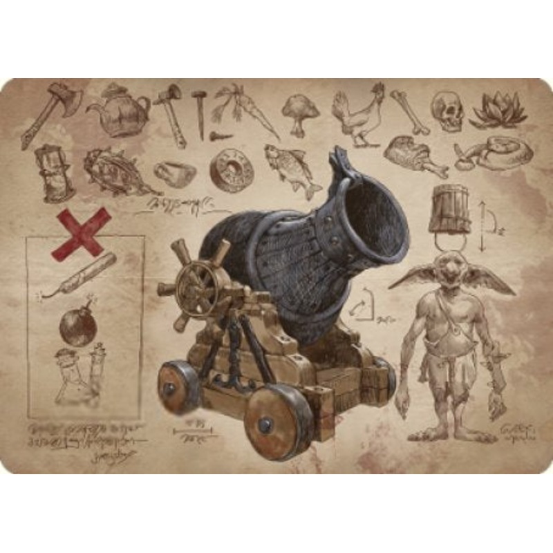 Goblin Charbelcher Art Card [The Brothers' War Art Series]