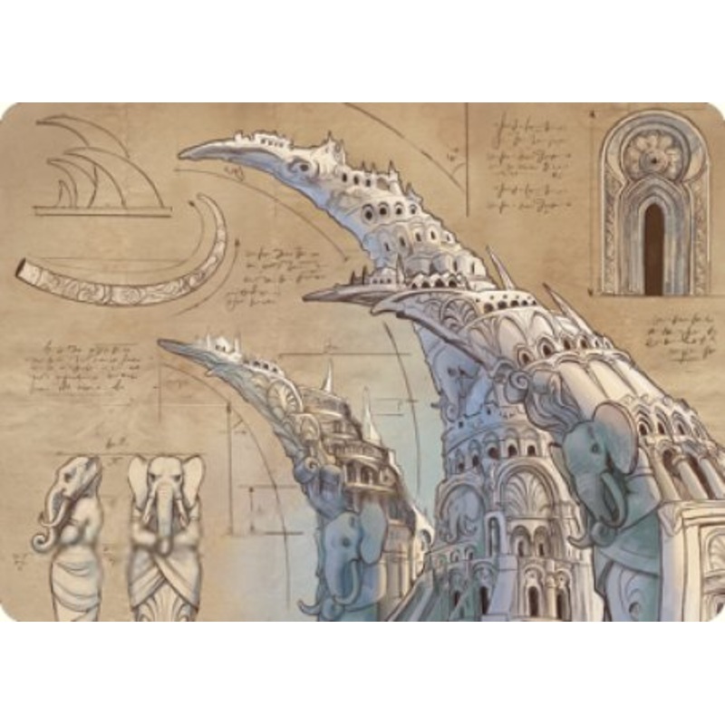 Ivory Tower Art Card [The Brothers' War Art Series]
