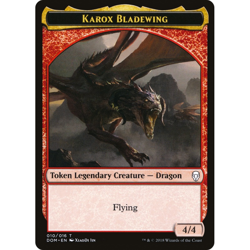 Karox Bladewing // Karox Bladewing Double-Sided Token [Starter Commander Decks]