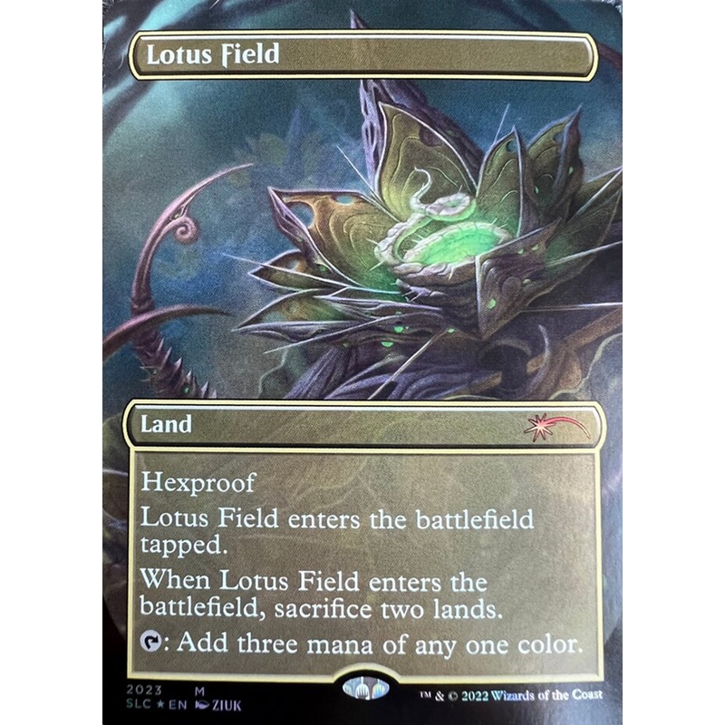Lotus Field (Borderless) [Secret Lair 30th Anniversary Countdown Kit]