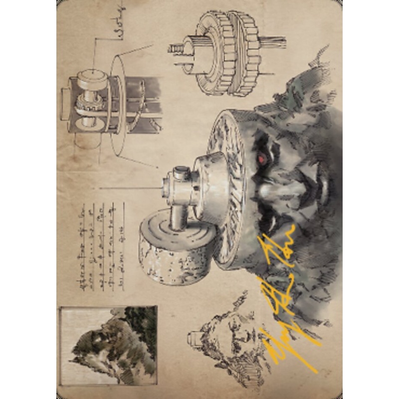Millstone Art Card (Gold-Stamped Signature) [The Brothers' War Art Series]