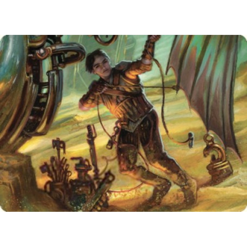 Mishra, Excavation Prodigy Art Card [The Brothers' War Art Series]