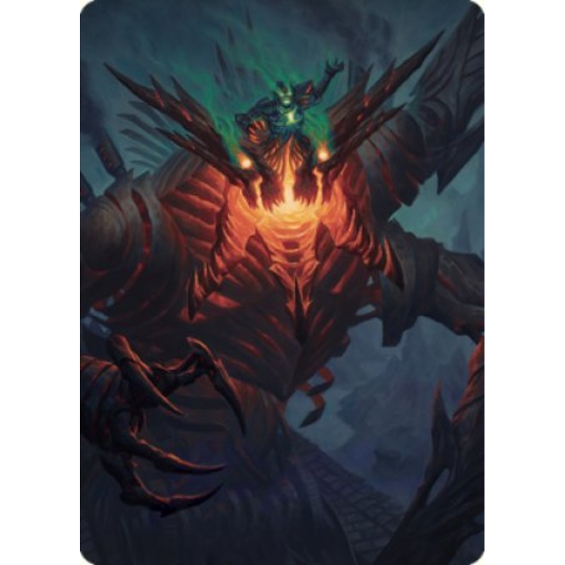 Mishra, Lost to Phyrexia Art Card [The Brothers' War Art Series]