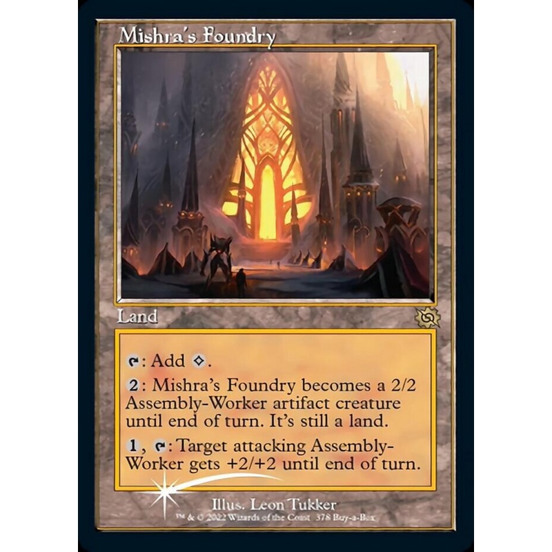 Mishra's Foundry (Retro) (Buy-a-Box) [The Brothers' War]